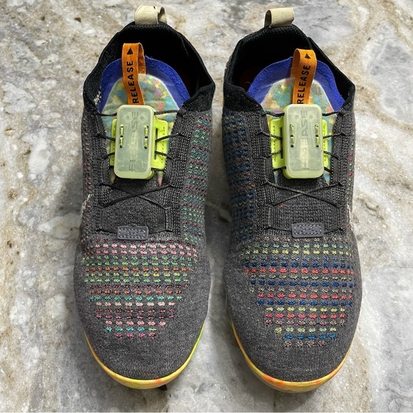 Nike Air Vapormax 2020 FK Flyknit Iron Grey Multicolor CJ6741-002 Size 9.5 - Picture 2 of 12